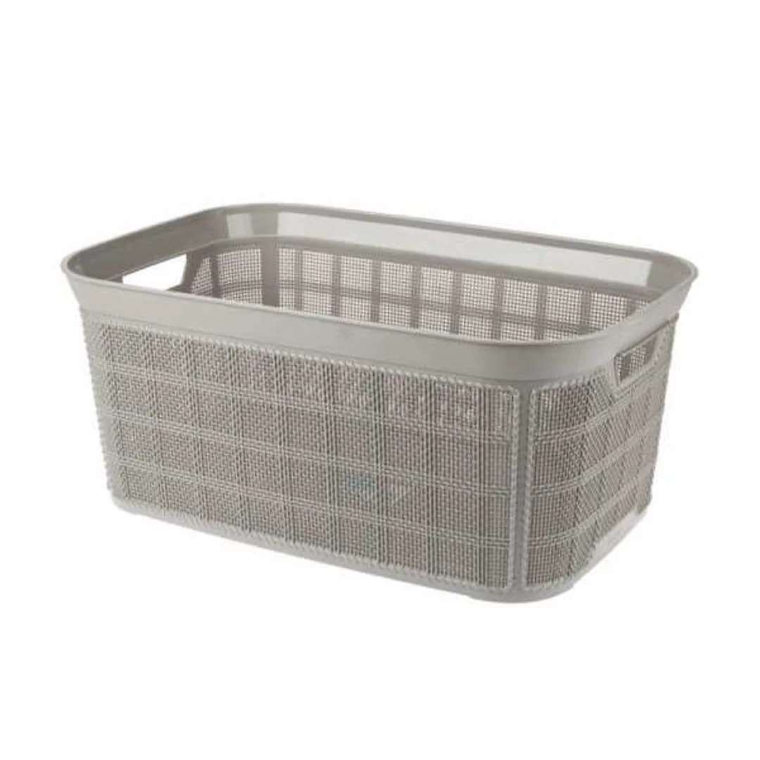 Kosz na pranie CANVAS 35L, szary jasny 26979