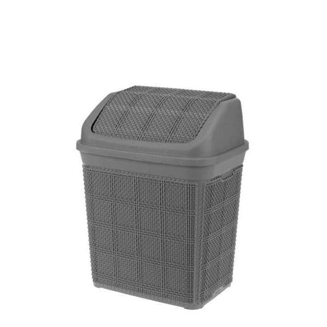 Kosz na śmieci uchylny CANVAS 6.5L, szary 26980