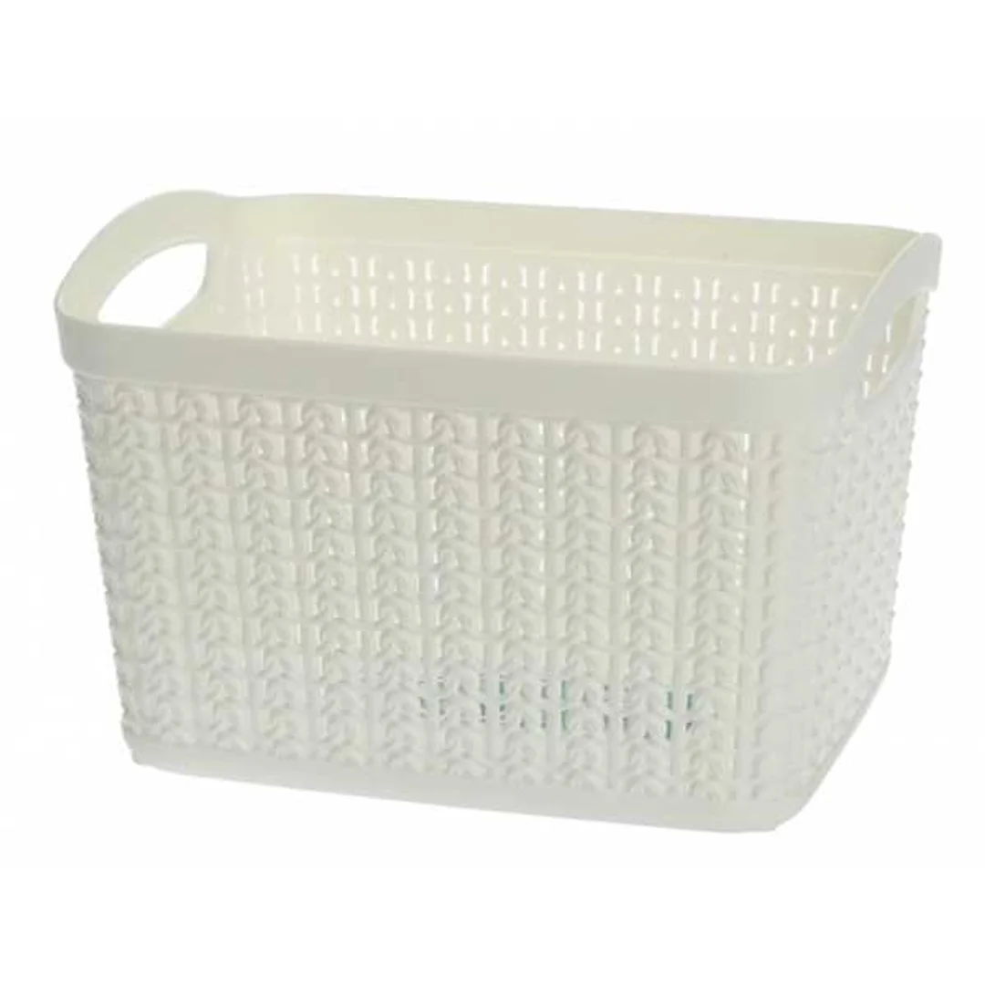 Koszyk prostokątny M 3,3L Willow biały 22789