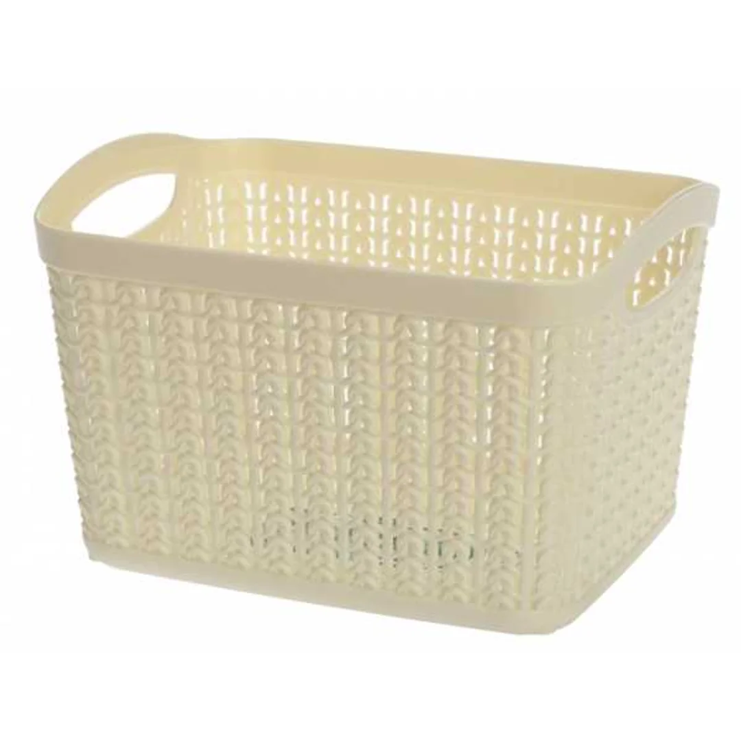 Koszyk prostokątny M 3,3L Willow krem 22789