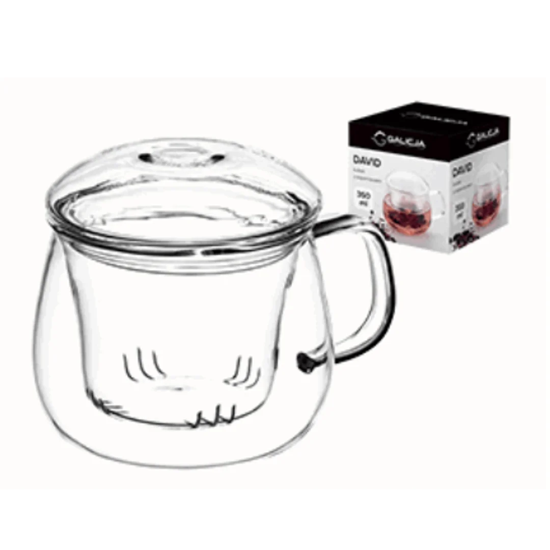 KUBEK Z ZAPARZACZEM 350ml DAVID 29134
