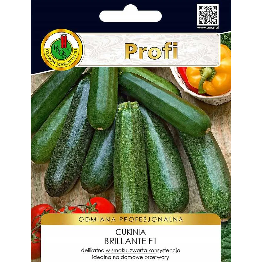 Nasiona Cukinia Brillante F1 15z profesjonalne