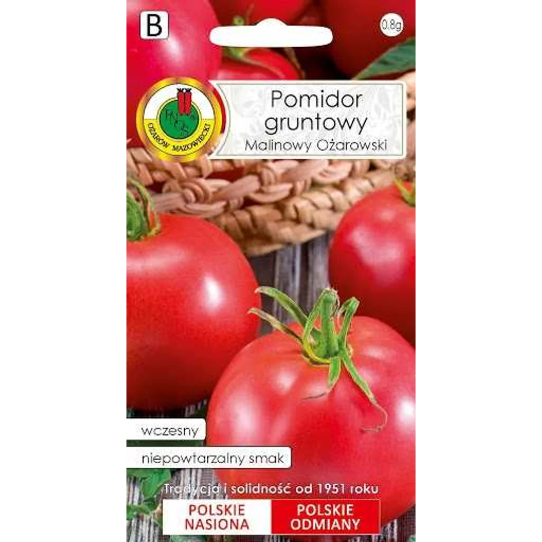 Nasiona pomidor gruntowy Malinowy Ożarowski 10 g