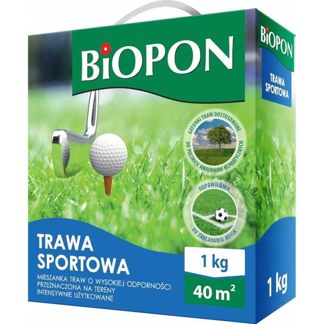 Nasiona trawy gazonowej sportowa - 5kg 200m2