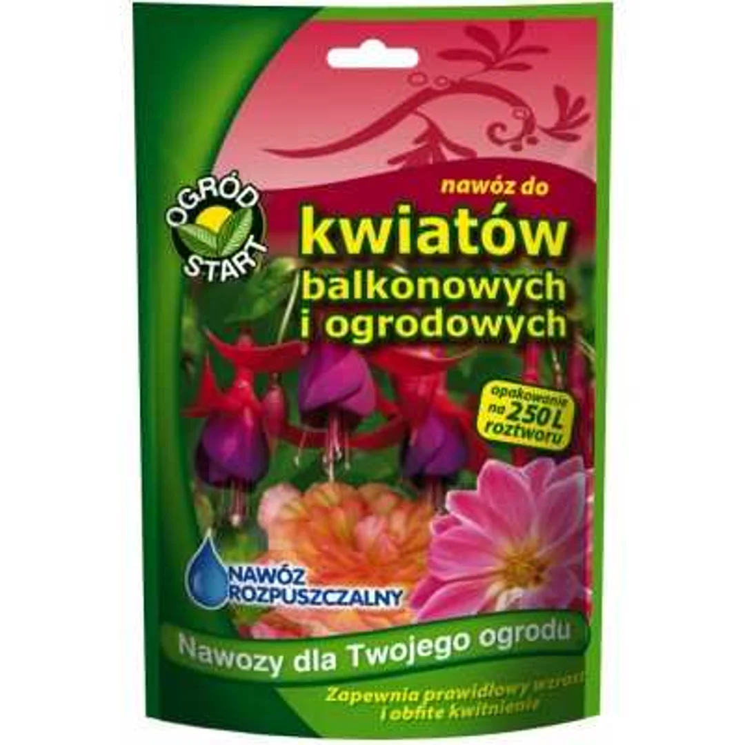NAWÓZ DO KWIATÓW BALKONOWYCH I OGRODOWYCH ROZPUSZCZALNY 250g