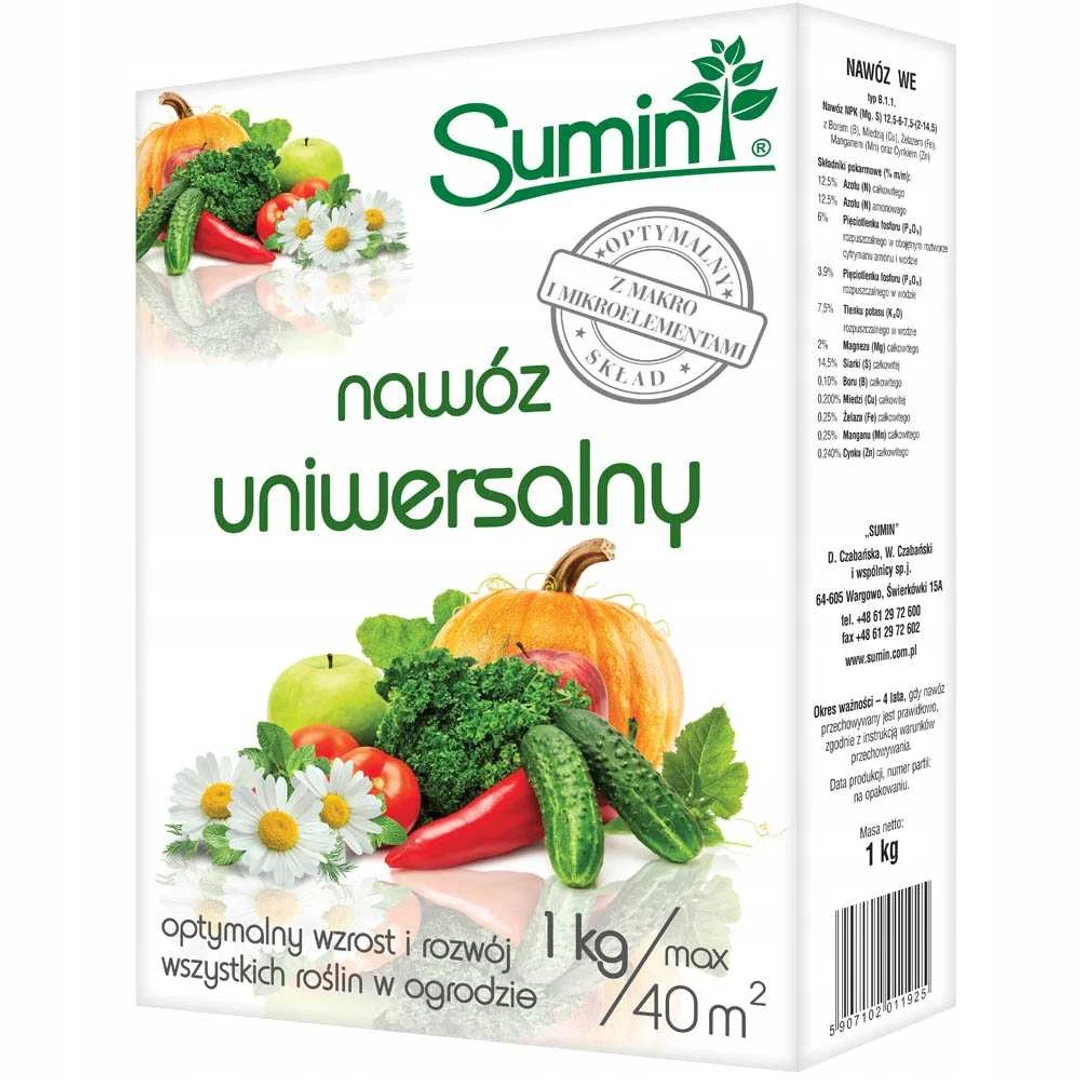 Nawóz granulowany uniwersalny warzywa kwiaty 2,5kg