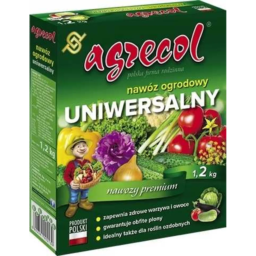 Nawóz uniwersalny warzywa_kwiaty AGRECOL 1,2kg