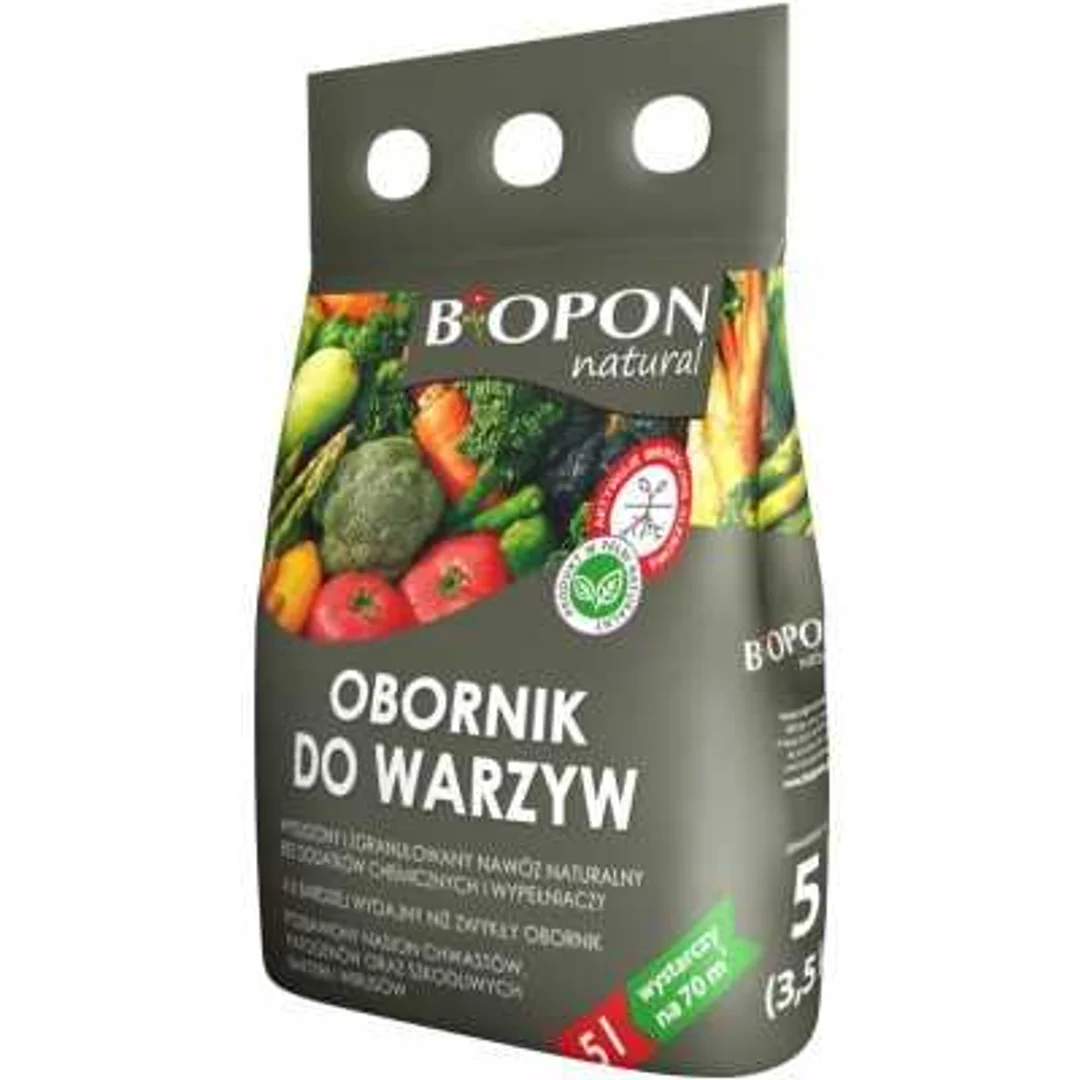 OBORNIK NATURAL GRANULOWANY DO WARZYW 5L biopon