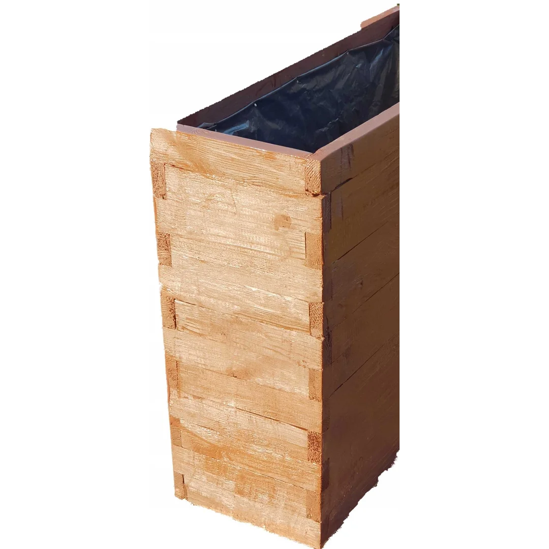Osłonka drewniana 30 x 30 x 50 cm teak