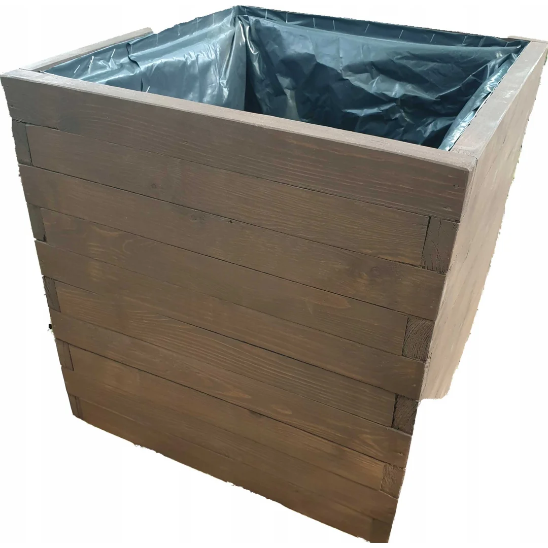 Osłonka drewniana 80 x 40 cm ocieplana PALISANDER