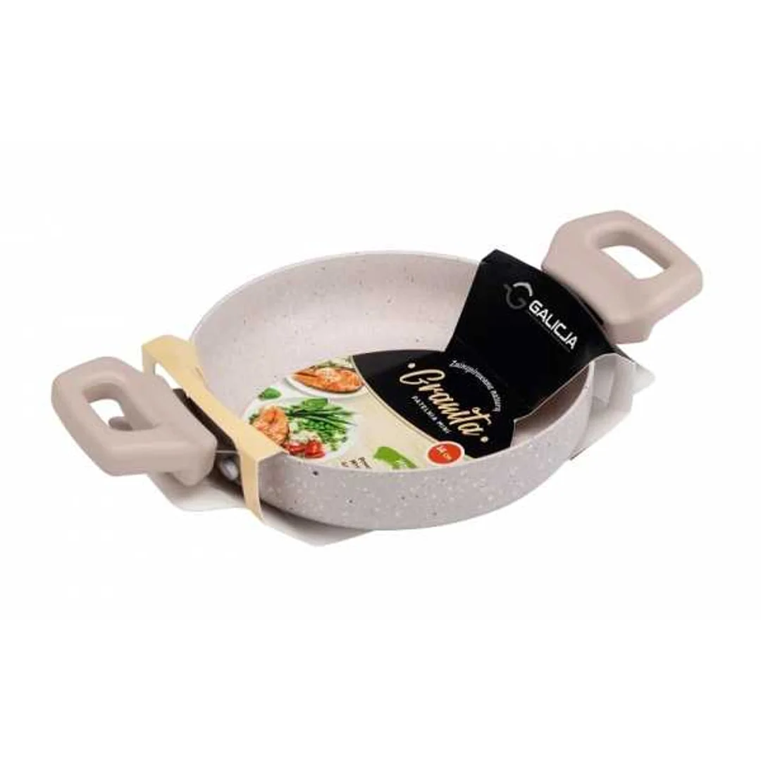 Patelnia mini GRANITA z uchwytami 14cm