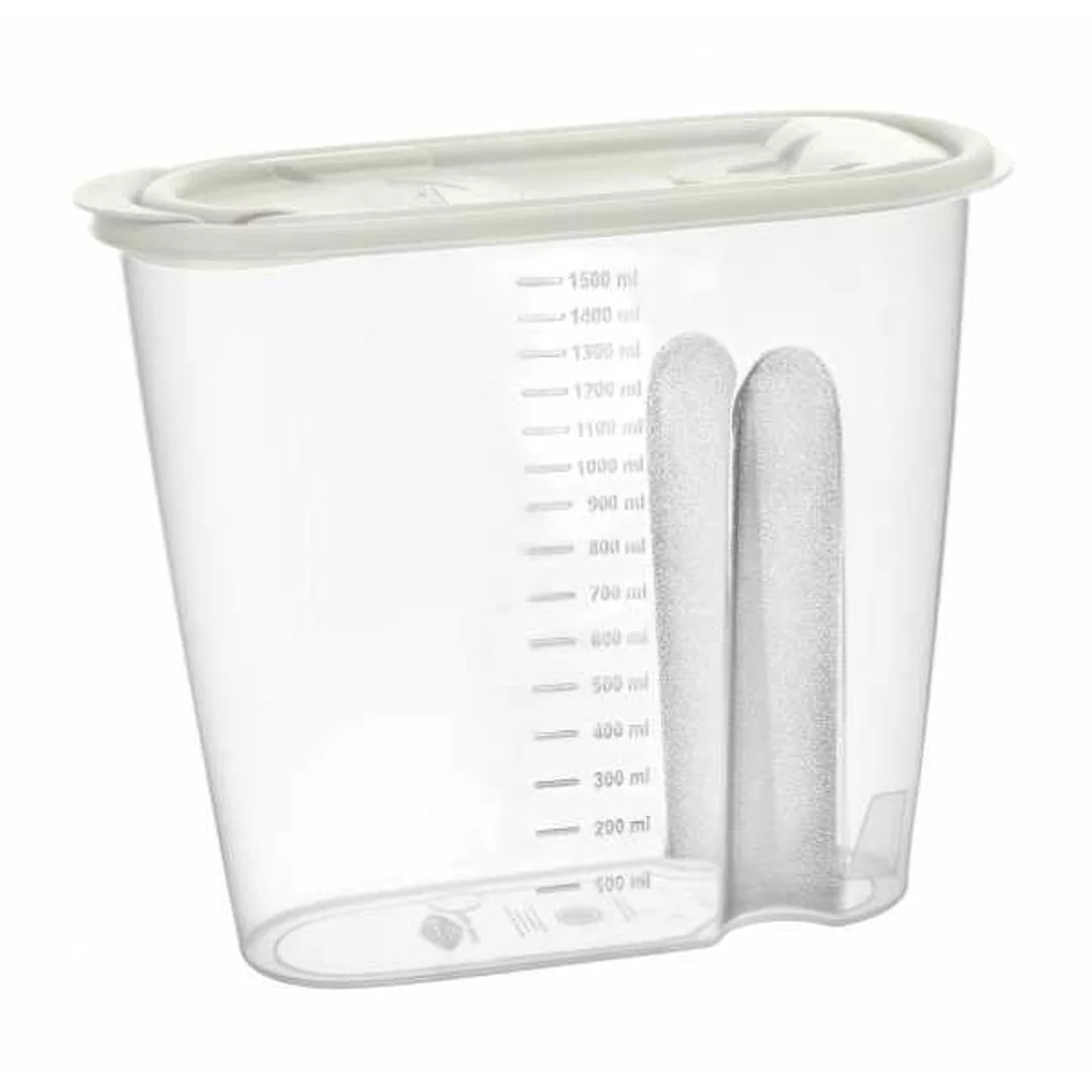Pojemnik na artykuły sypkie 1,5l Molly, krem 9563