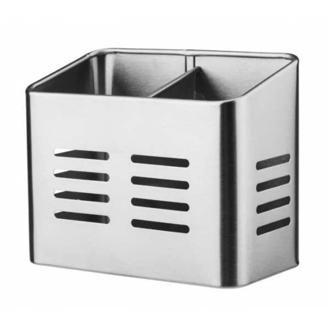 Pojemnik na przybory kuchenne metalowy organizer Inox 26015