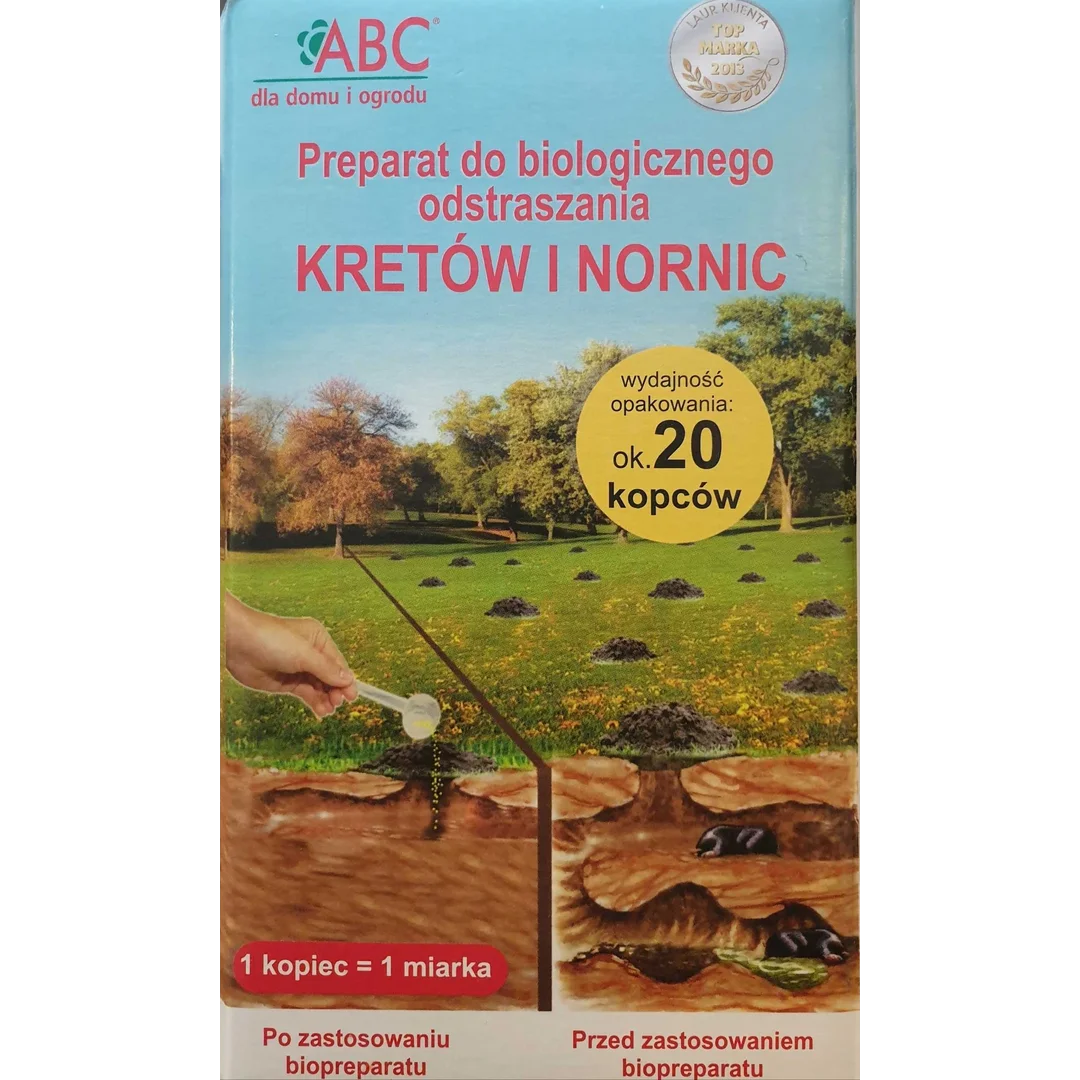 Preparat biologicznie odstraszania Kretów Nornic