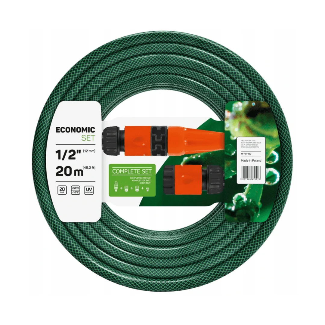 wąż ogrodowy 3/4" 20 mb + końcówki