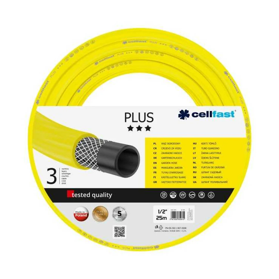WĄŻ OGRODOWY PLUS 1/2" 15 MB