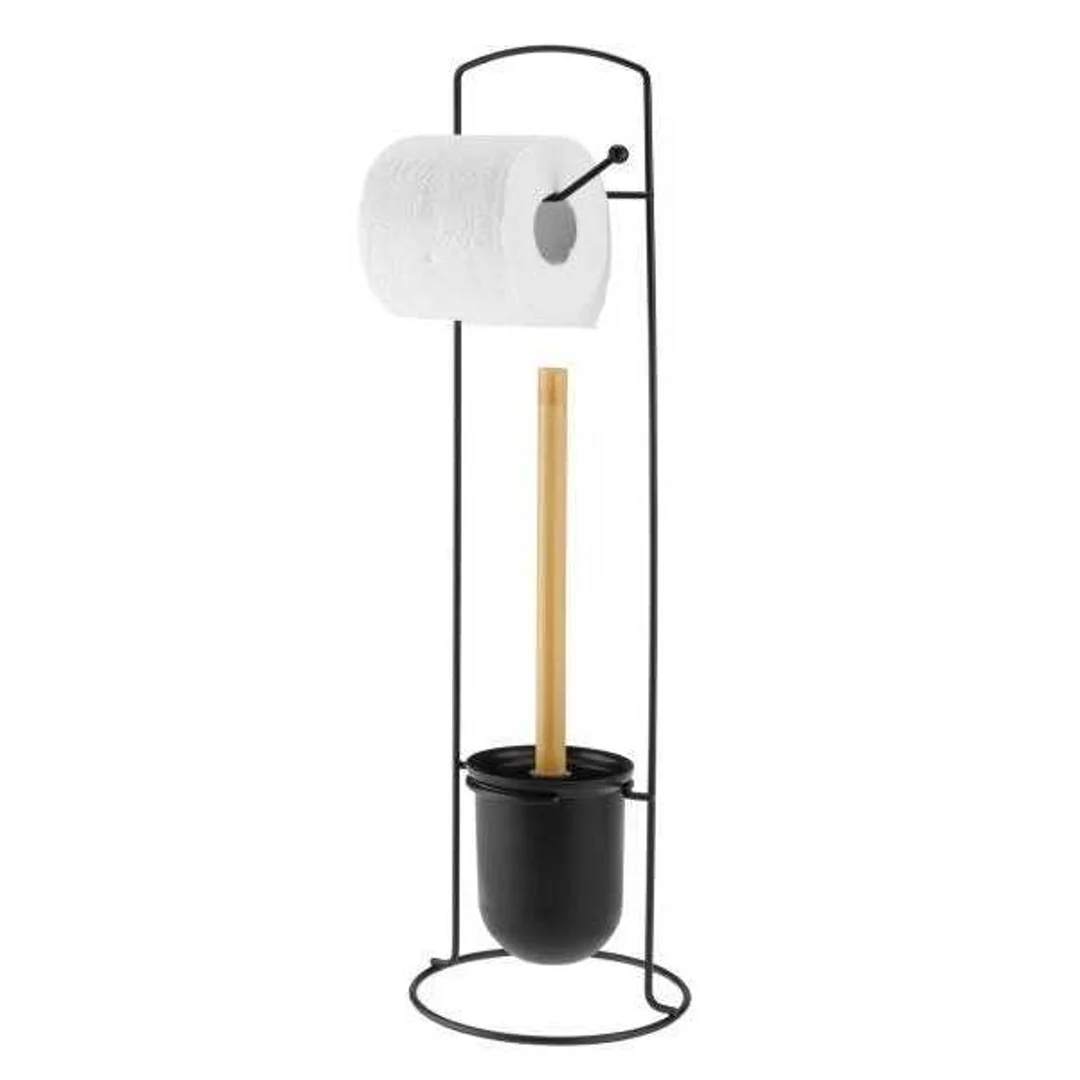 Zestaw łazienkowy WC ze szczotką BASIC BAMBOO 26514