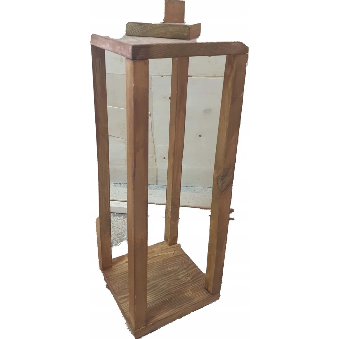 Latarnia lampion rustykalny 30 x 30 x 30 — zdjęcie 3
