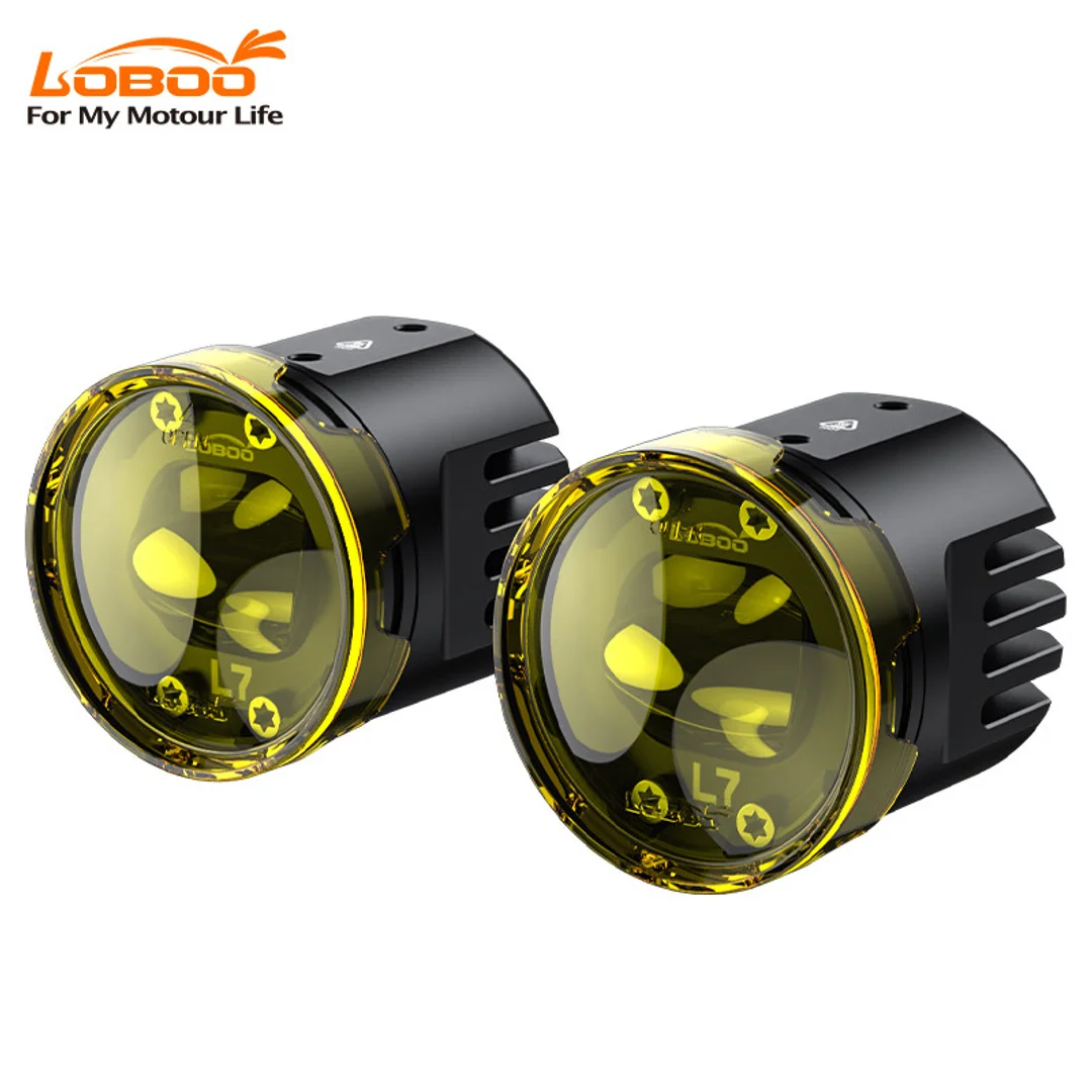 LOBOO L7 lampy LED drogowe i mijania pomocnicze tylko dla VOGE DS525X, 15 000 Lumenów, homologacja, zestaw