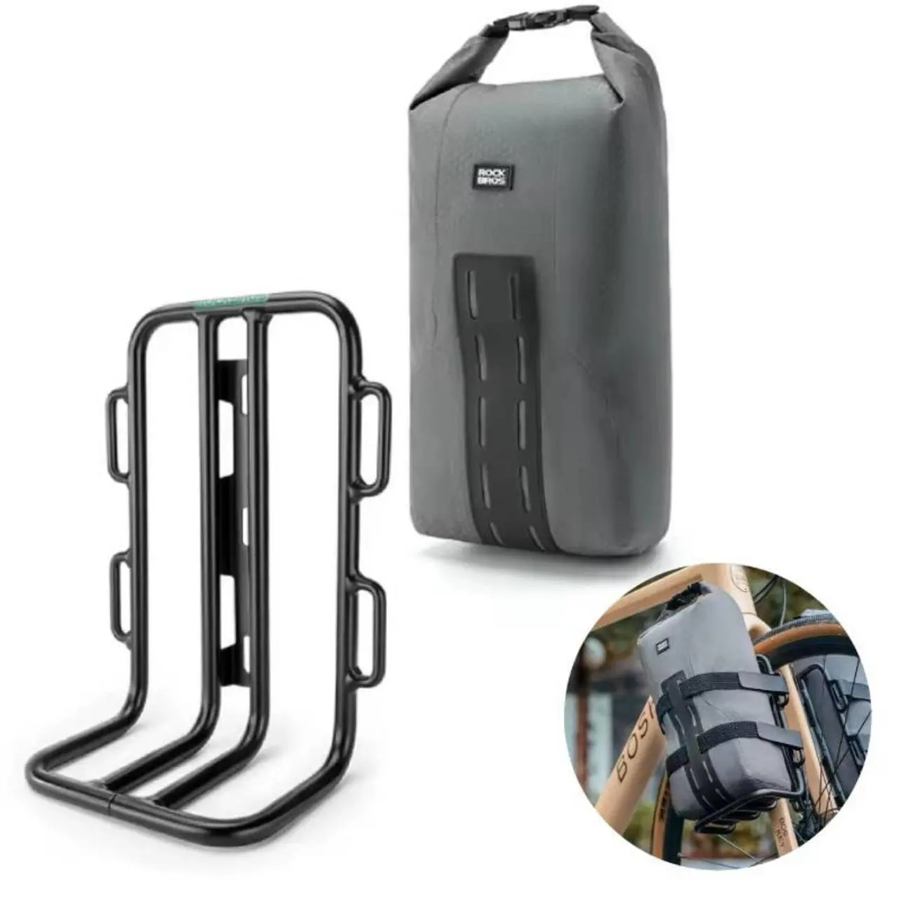 Rockbros torba na przedni widelec + zestaw do montażu 30140089001