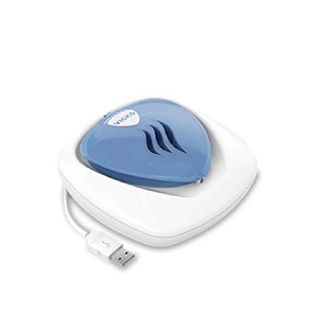 VICKS VH1800EU Bezwodny dyfuzor USB, do wkładów zapachowych, nocne podświetlenie