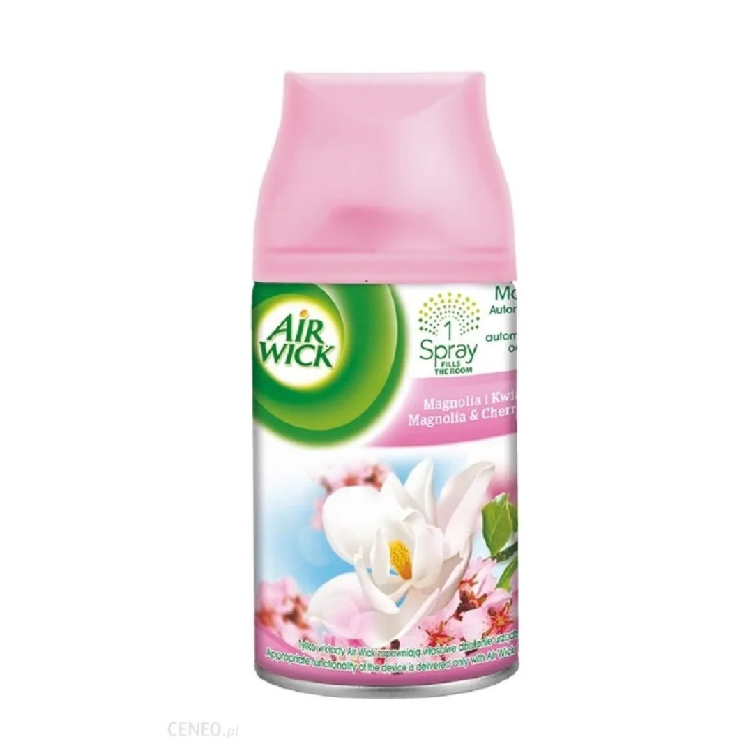 Air Wick® Freshmatic® – Wymienny wkład do odświeżacza powietrza Fresh Matic®, 250 ml – Magnolia i Kwiat Wiśni