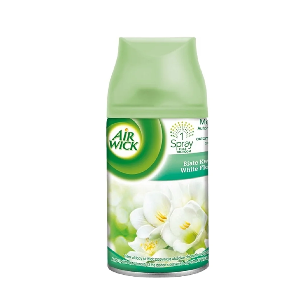Air Wick® – Wymienny wkład do odświeżacza powietrza Freshmatic®, 250 ml – Białe Kwiaty