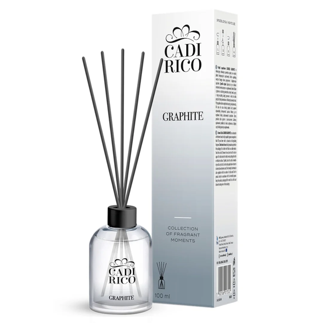 Cadirico Aroma Sticks Perfume GRAPHITE – Patyki zapachowe 100 ml
