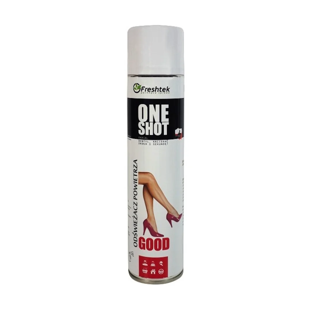 Freshtek One Shot – Odświeżacz powietrza i neutralizator zapachów Good - 600 ml