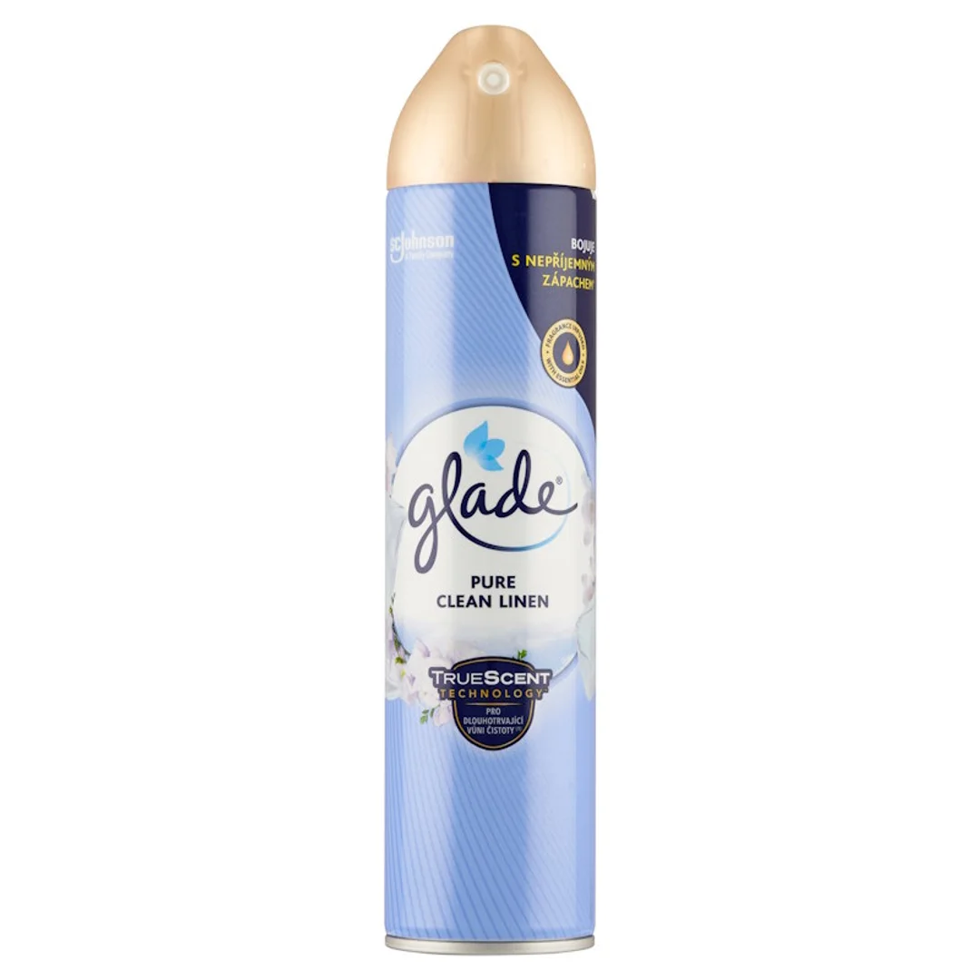 Glade by Brise – Odświeżacz powietrza w spray'u, 300 ml – Clean linen