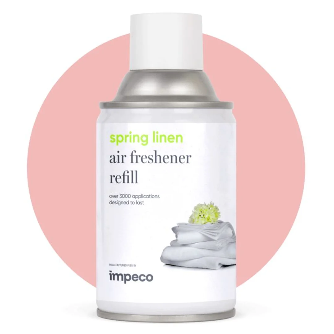 Impeco Freshener - Odświeżacz powietrza w sprayu, wkład, 270 ml - Spring Linen