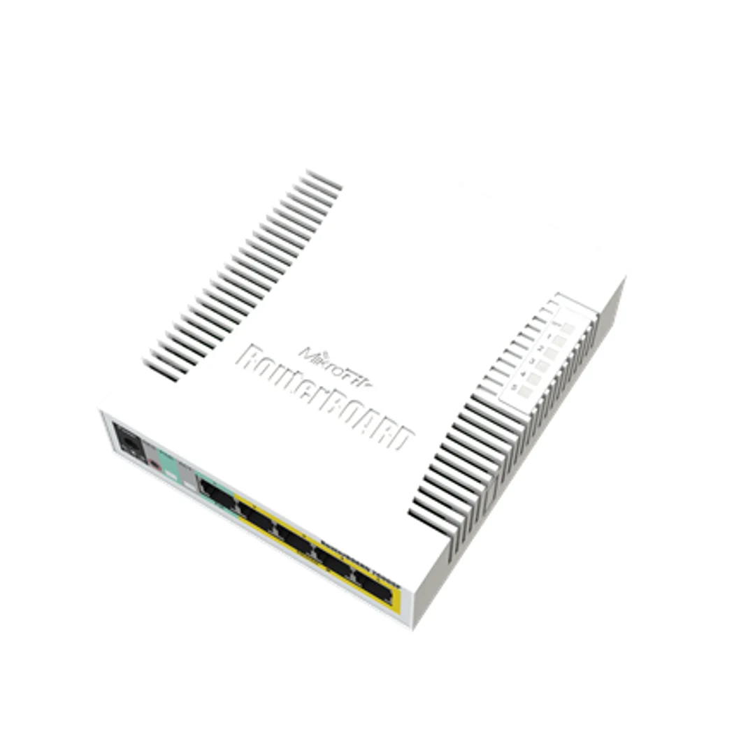 Switch Mikrotik RB260GSP (CSS106-1G-4P-1S) 6p PoE (Passive: 4;) 60W Managed Gigabit