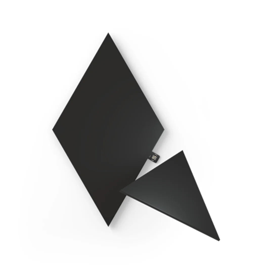 Nanoleaf Shapes Black Triangles Expansion Pack (3 panels) Nanoleaf | Shapes Black Triangles Expansion Pack (3 panels) | 42 W | WiFi