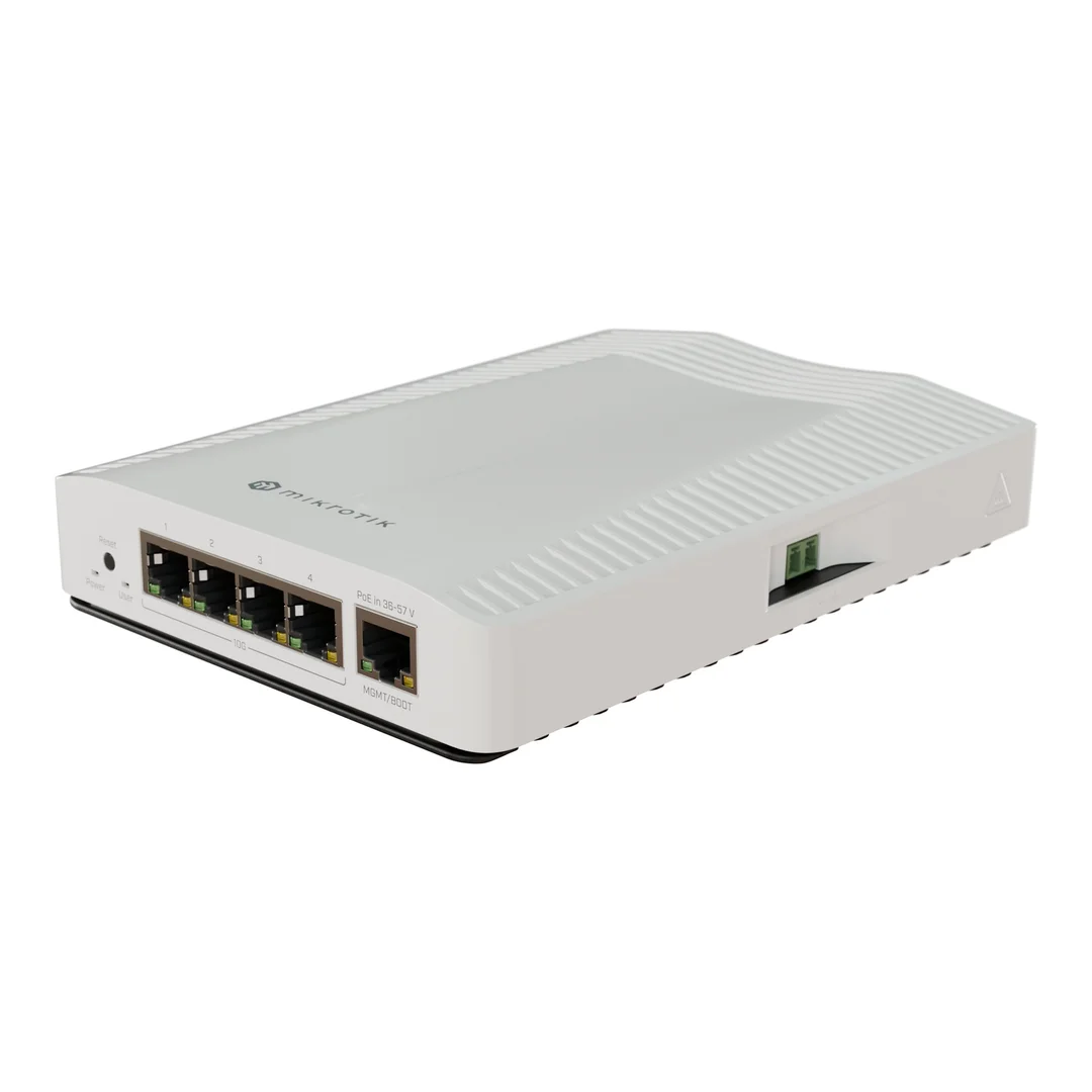 Przełącznik Ethernet MikroTik | CRS304-4XG-IN | Przełącznik Ethernet | Biurkowy, do montażu na szynie DIN | Porty 10 Gb/s (RJ-45) ilość 4