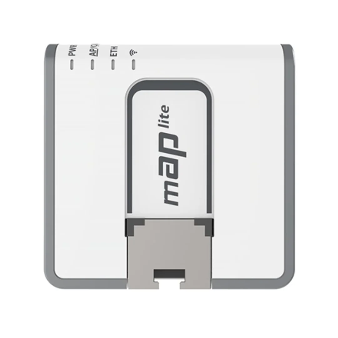 Router WiFi 4 Mikrotik mAP lite (RBmAPL-2nD) 2,4GHz(2x2) 1p