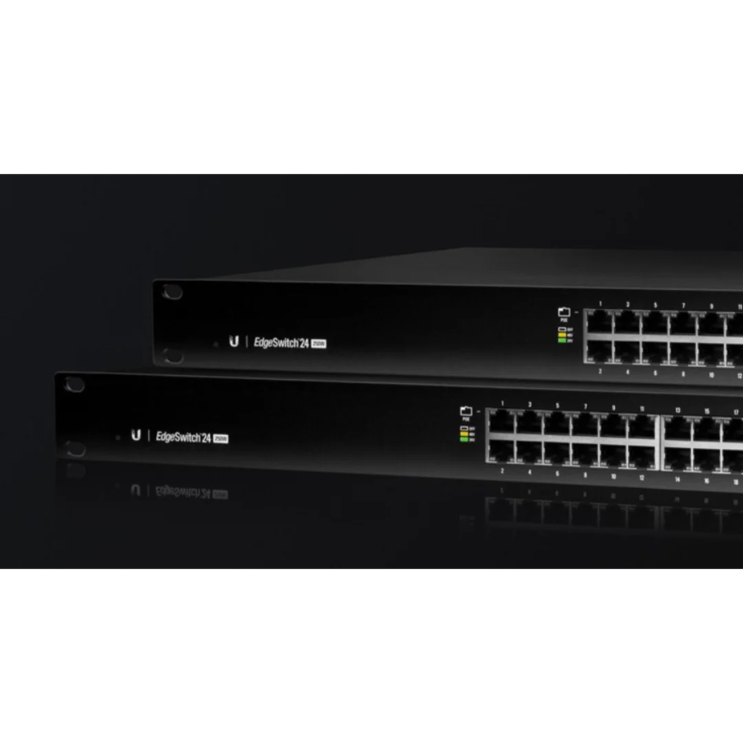Switch Ubiquiti EdgeSwitch 24 PoE (250W) 26p PoE ( PoE+: 24;) 220W Managed Gigabit