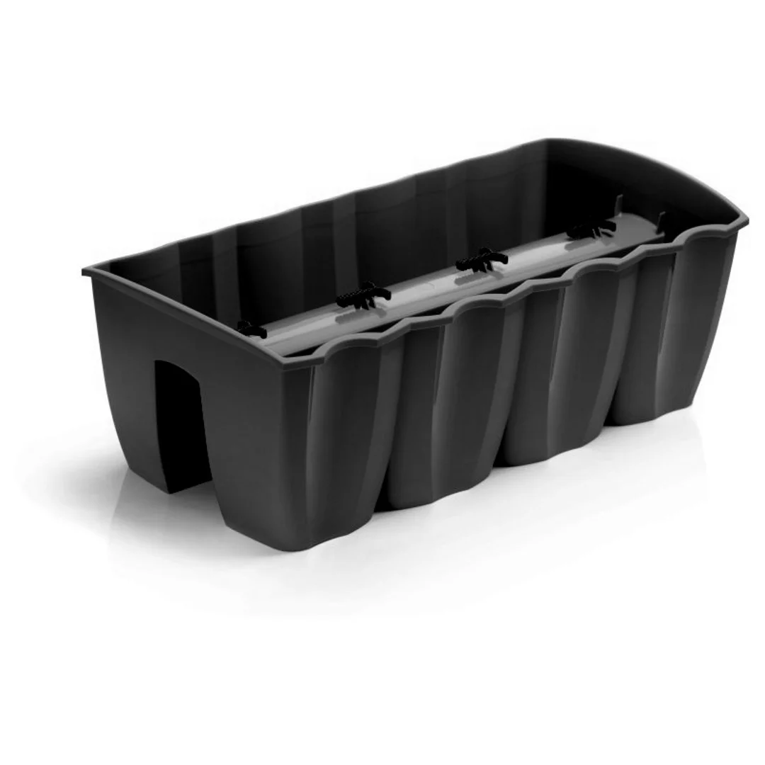 Doniczka na balustradę Crown DCRO600 | Antracyt
