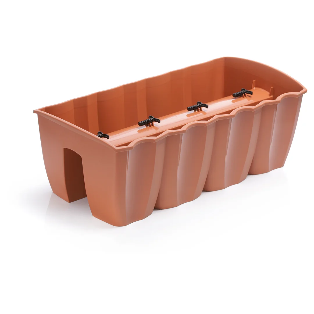 Doniczka na balustradę Crown DCRO600 | Terakota