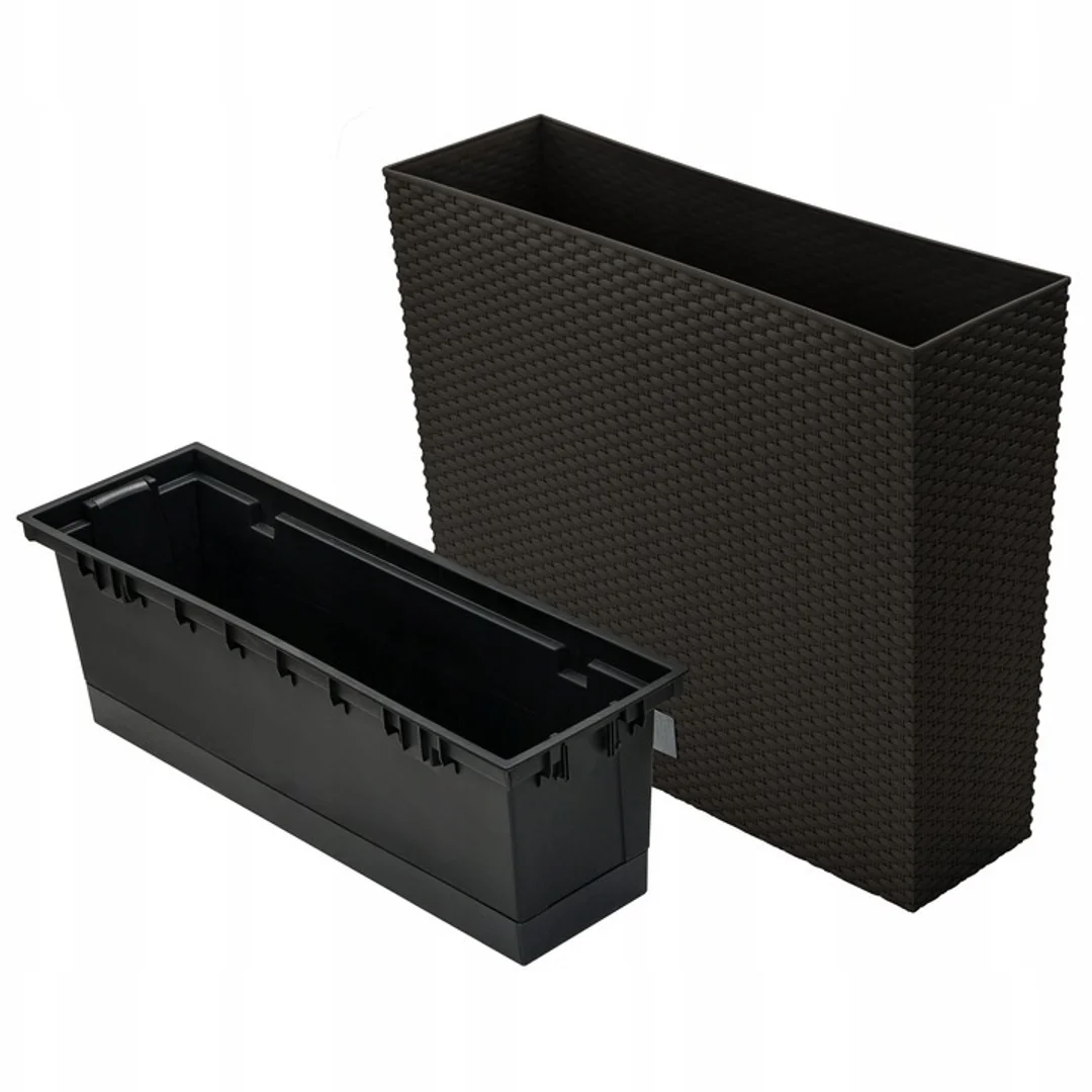 Doniczka podłużna, wysoka RATO Case DRC600T | Umbra
