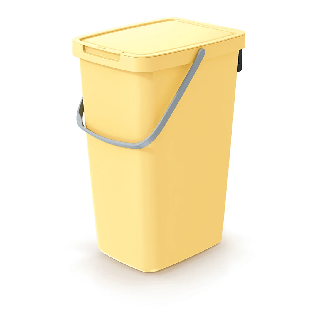 Kosz na śmieci 20L SYSTEMA Q COLLECT | Jasny żółty