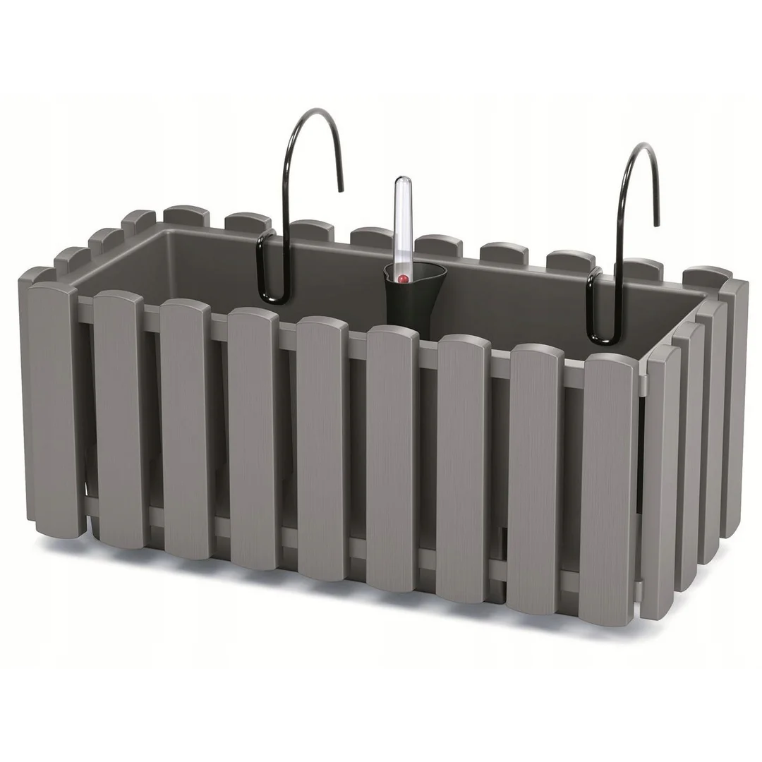 Skrzynka balkonowa Boardee Fencycase 400W | Szary kamienny