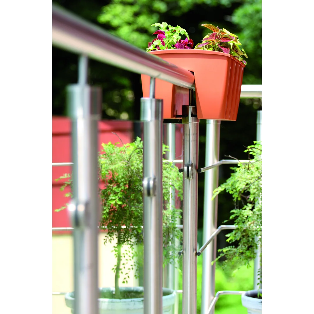 Doniczka na balustradę CROWN DCRO400 | Terakota — zdjęcie 4
