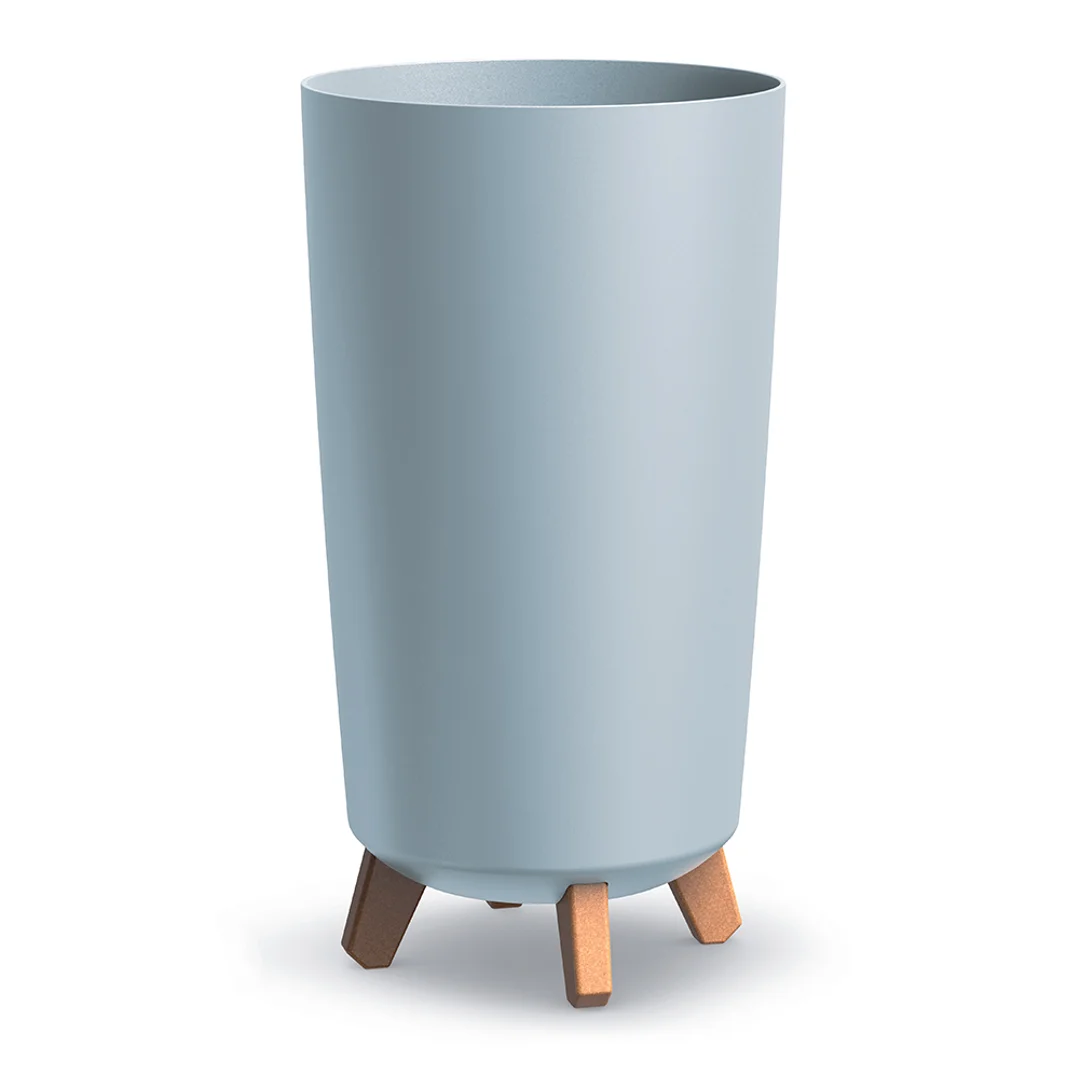 Doniczka na nóżkach GRACIA TUBUS SLIM DGTL200 | Jasny szary — zdjęcie 2