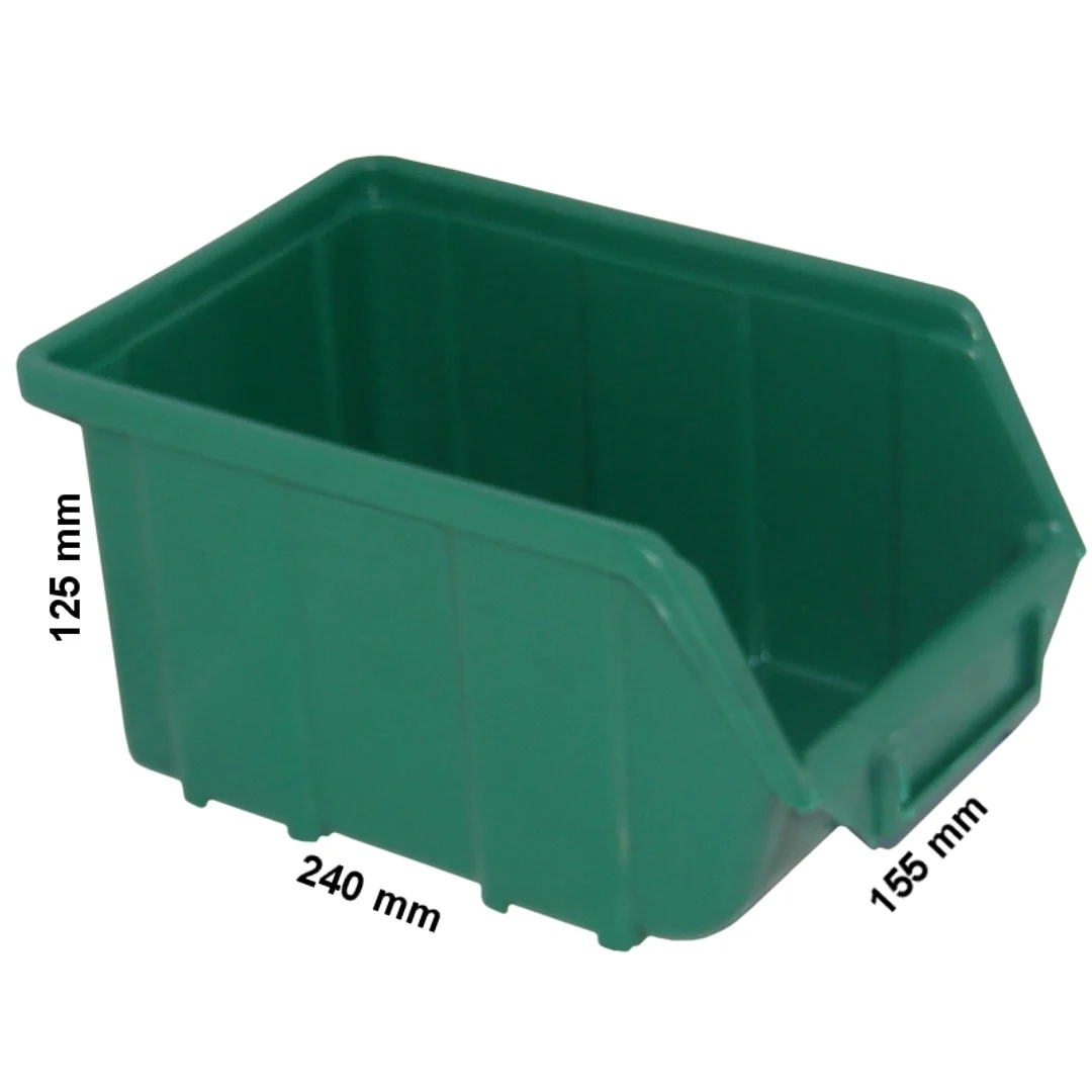 Pojemnik magazynowy - Ecobox średni | Zielony — zdjęcie 2