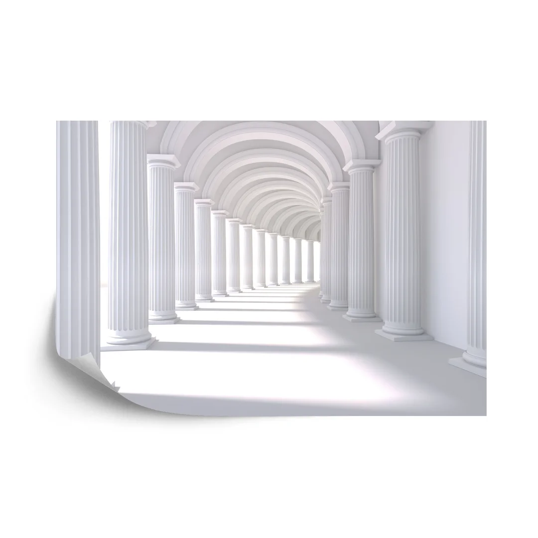 Fototapeta 3D Tunel - Kolumny Vinyl Gładki 270x180