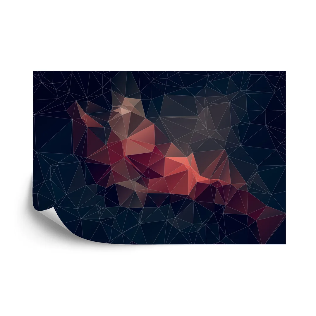 Fototapeta Abstract Retro Colortriangle Background, Vinyl Gładki 270x180