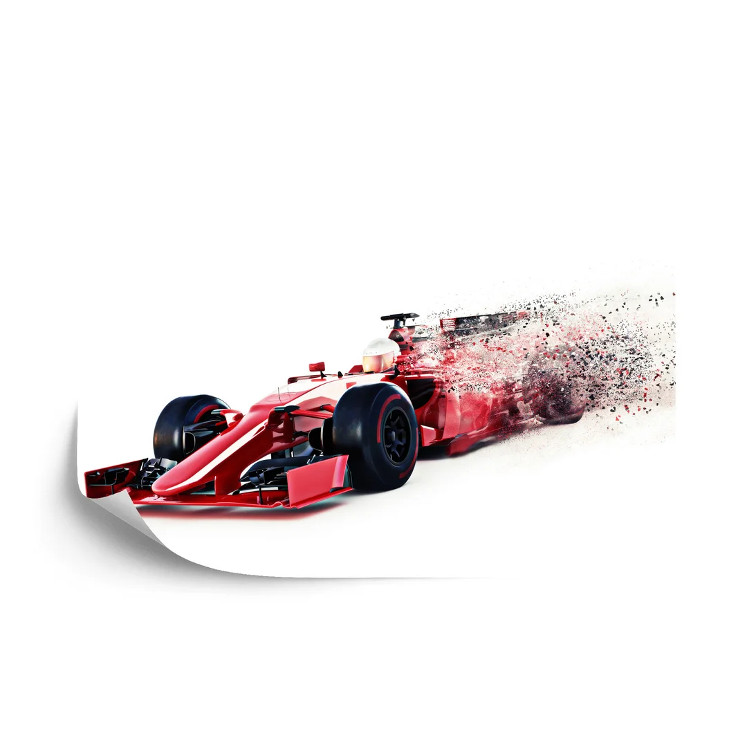 Fototapeta Abstrakcyjny Bolid F1 Vinyl Gładki 270x180