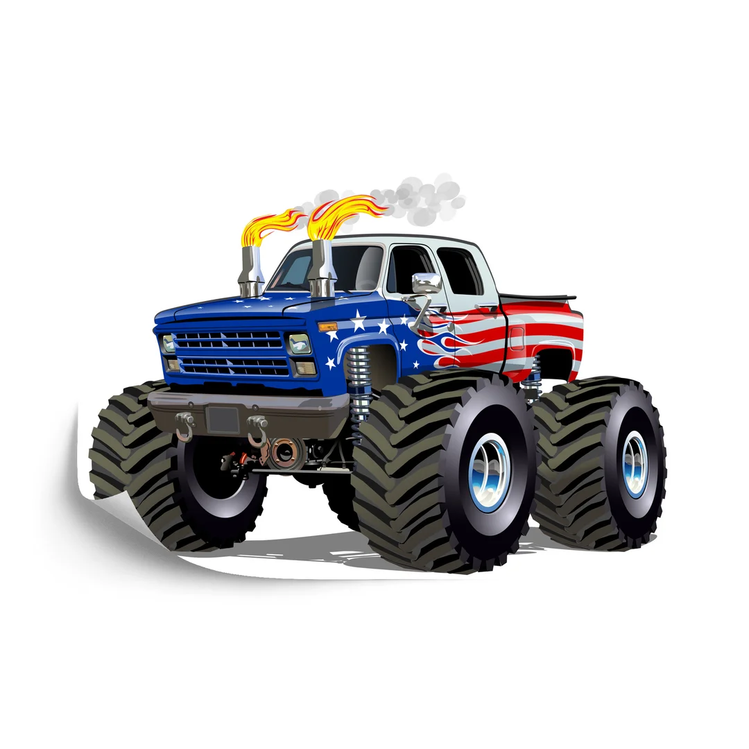 Fototapeta Amerykański Monster Truck Flizelina 270x180