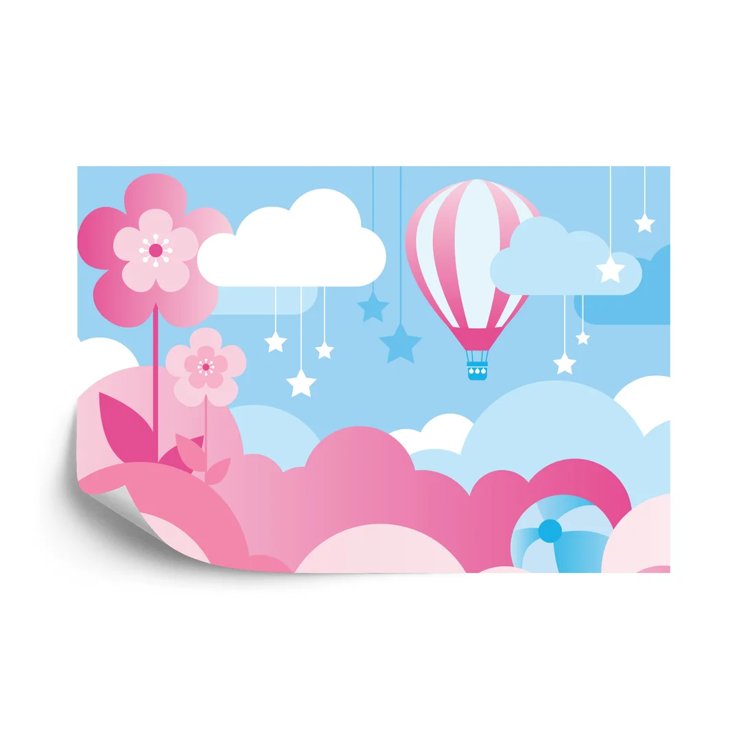 Fototapeta Balon W Chmurach Vinyl Gładki 270x180