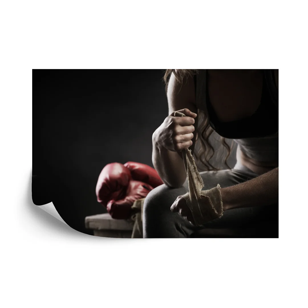 Fototapeta Bokser Przed Walką Flizelina 270x180